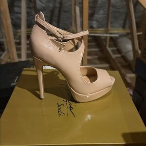 Thalia Sodi Nude Platform Heels